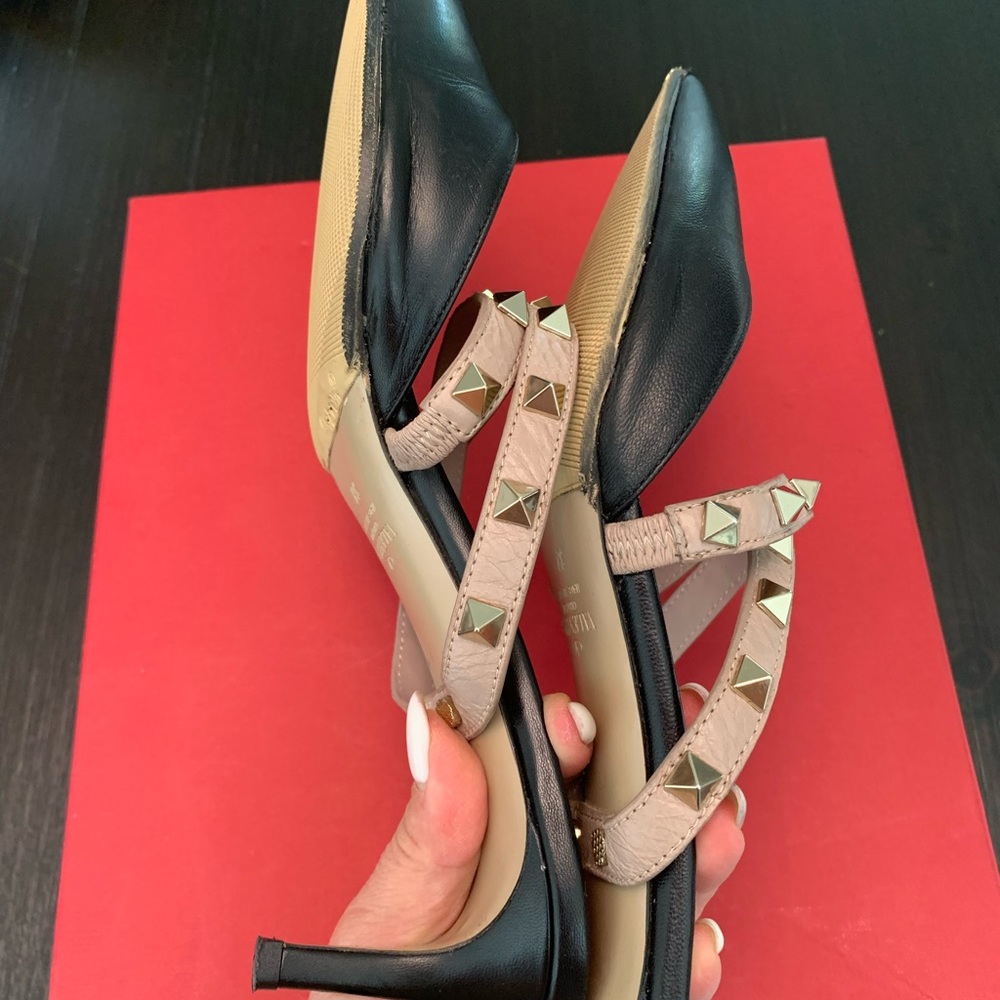 Valentino Caravani rockstuds sliders/heels 💖 - Picture 10 of 15